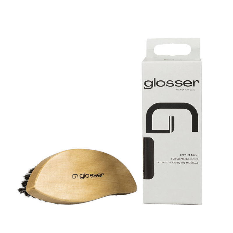 Glosser Leather Brush Wood
